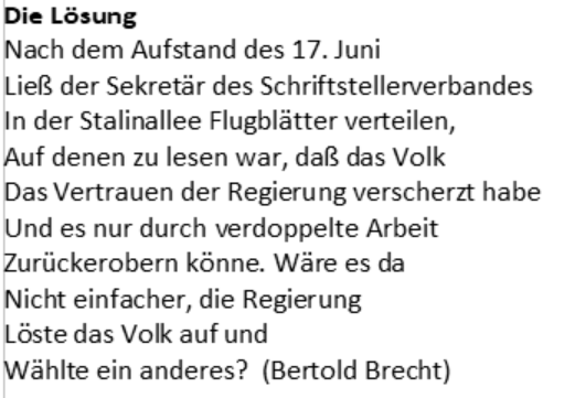 Die Lösung